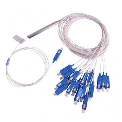 PLC Splitter 1×16 Single Mode Blockless 0.9mm Fiber Cable with SC/UPC SC/APC Connectors(7233201)