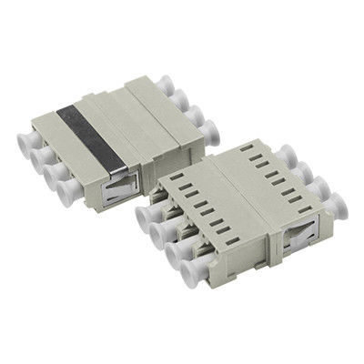 LC MM QUAD Welding Symmetry-type Fiber Optic Adapter Without Flange and ≤ 0.2dB Alternating Loss