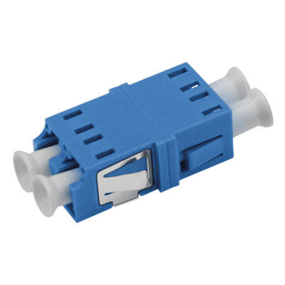 LC UPC DX Asymmetric Welding Fiber Optic Adapter with ≤ 0.2dB Alternating Loss and Ceramic or Metal Sleeve for Wide Temperature Range