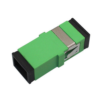 SC APC SX Fiber Optic Adapter Without Flange - ≤ 0.2dB Alternating Loss, Ceramic or Metal Sleeve, Wide Operating Temperature (-40 to +85℃)