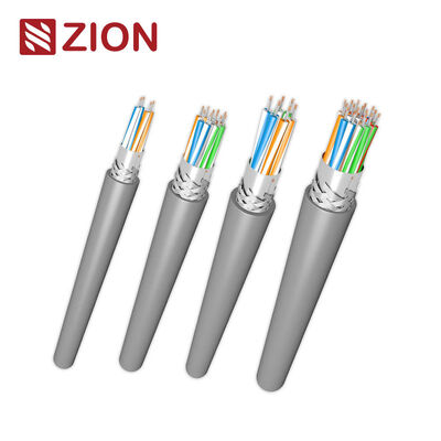 28AWG Stranded Tinned Copper Foil Shielded RS485/RS232 Communication Cable with 120Ω Impedance for Industrial Automation