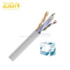U / UTP CAT6 Network Cable , 4 Pairs CCA Conductor Cat6 Ethernet Cable