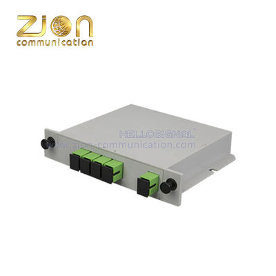 PLC Fiber Splitter 1X4/8/16 Single Mode with SC/FC/LC/ST Connection for High-Performance Fiber Optic Networks