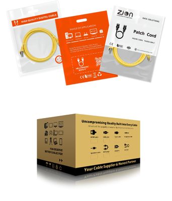 Cat.5e Patch Cord with Stranded Bare Copper Conductor for 100MHz Frequency and LSZH/PVC Jacket