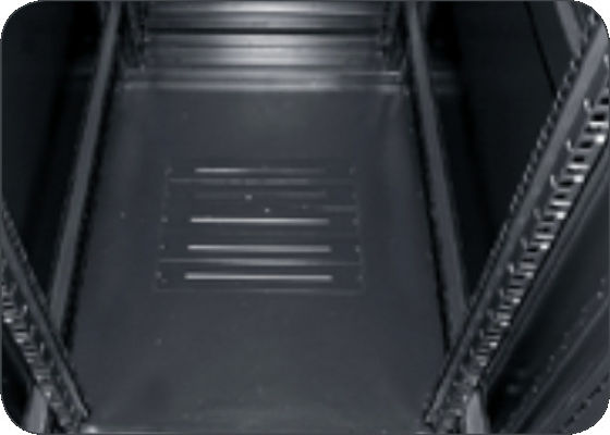 Server Rack Cabinet with 800KG Static Loading Capacity 65% Ventilation Rate and SPCC Cold Rolled Steel for Data Centers