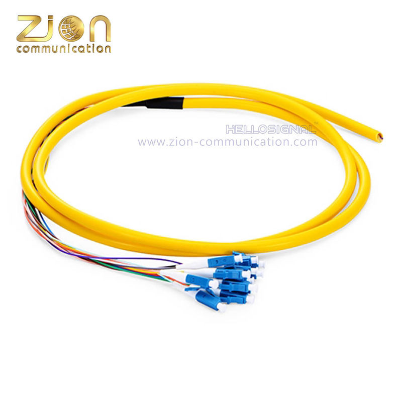 G.652.D Single Mode LC UPC Fiber Optic Patch Cord with 0.9mm PVC Jacket for High-Density Connections