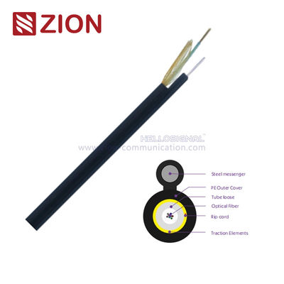 Garn-Rohre 4.6x8.8 der FTTH-Tropfen-Lichtwellenleiter-GYXY-8S Aramid HDPE