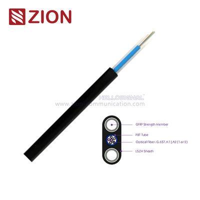 Transceiverkabel-OptikZentralrohr 3.0x6.0 LSZH FDC FTTH flaches