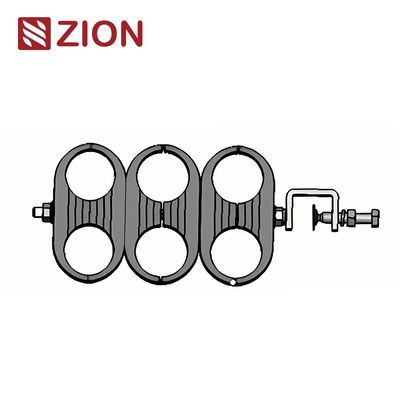 Feederkabelklemme für 1-1/4 Zoll Kabel ∙ 6-Wege, Edelstahl & EPDM, für den Außenbereich ♪ ZFRFCC0641