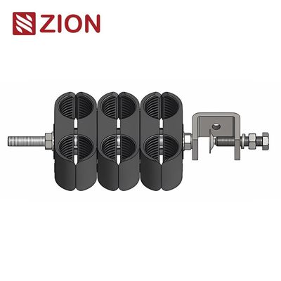 6 Wege Edelstahl Epdm Flat Drop Kabelklemm für den Außenbereich