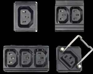 PDU-Steckermodule mit IEC C13/C19/C20, globalen Steckertypen und IEC 60309 Industriesteckdosen für die Rack-PDU-Anpassung